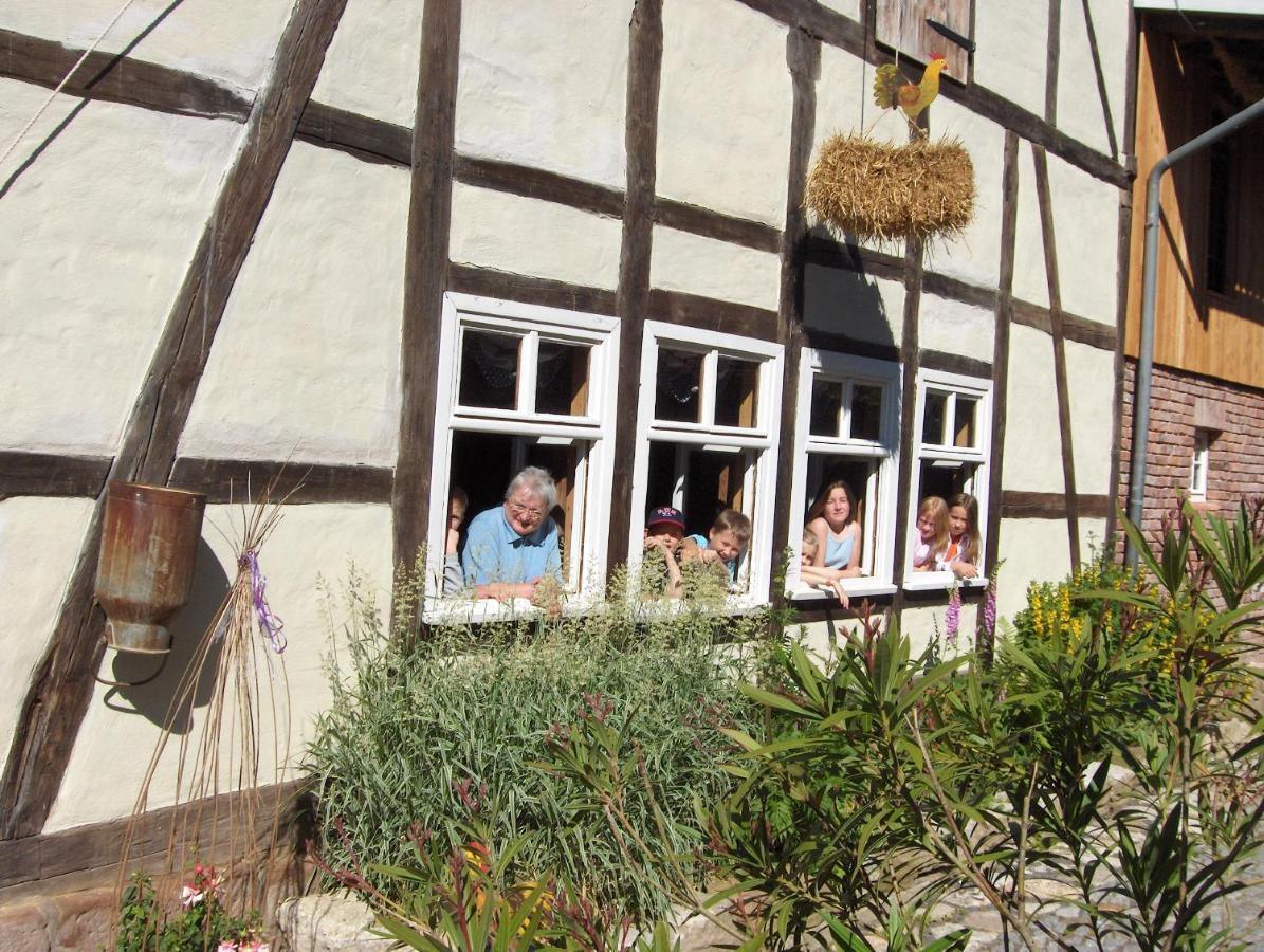 Heuhof-Breitau Heulager Hotell Sontra Exteriör bild